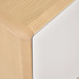 Nosh Anielle Kommode mit 3 Schubladen aus massiver Esche und Eschenfurnier 99 x 78,5 cm