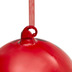 Nosh Aucan groe Weihnachtskugel aus Glas in Rot