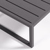 Nosh Beistelltisch Comova 100% outdoor aus schwarzem Aluminium 60 x 60 cm