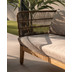Nosh Belleny 3-Sitzer-Sofa aus Seil in Beige und massivem Akazienholz FSC 100% 176 cm