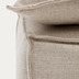Nosh Bezug fr Fuablage Anarela aus Leinen in Beige 80 x 80 cm