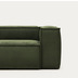 Nosh Blok 2-Sitzer-Sofa breiter Cord grn 210 cm
