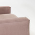 Nosh Blok 2-Sitzer-Sofa breiter Cord rosa 210 cm