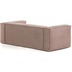 Nosh Blok 3-Sitzer-Sofa breiter Cord rosa 240 cm