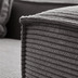 Nosh Blok 4-Sitzer-Sofa mit Chaiselongue links breiter Cord grau 330 cm