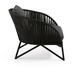 Nosh Branzie Sessel aus schwarzem Seil