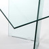 Nosh Burano Tisch aus Glas 180 x 90 cm