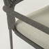 Nosh Cailin Sessel aus grnem Seil und dunkelgrn lackierten verzinkten Stahlbeinen