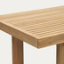 Nosh Canadell Tisch 100% outdoor aus massivem recyceltem Teakholz 140 x 70 cm