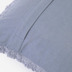 Nosh Cedella Kissenbezug 100% Baumwolle Samt und Fransen blau 45 x 45 cm