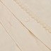 Nosh Ciurana Bettdeckenbezug 100% natrliche Baumwolle mit Spitze fr Bett von 135/140 cm