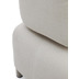 Nosh Compo 3-Sitzer-Sofa beige und Metallgestell grau 232 cm