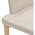 Nosh Croft Stuhl mit beiger Chenille und Beinen aus massiver Esche