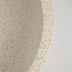Nosh Delina Aufsatzwaschbecken aus Terrazo wei  40 cm