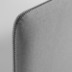 Nosh Dyla Bett mit abnehmbarem Bezug grau Beine massive Buche fr Matratze von 150 x 190 cm
