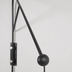 Nosh Eleazar Wandlampe aus Metall mit schwarz lackierter Oberflche
