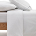 Nosh Elvia Set aus Bettdeckenbezug und Kissenhlle aus Baumwollperkal Fadenzahl 180 wei 150 x