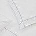 Nosh Elvia Set aus Bettdeckenbezug und Kissenhlle aus Baumwollperkal Fadenzahl 180 wei 180 x