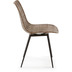 Nosh Equal Stuhl aus Rattan und Stahlbeine mit schwarzem Finish