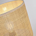 Nosh Erna Tischlampe aus weier Keramik und Bambus mit natrlichem Finish