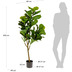 Nosh Ficus Kunstpflanze 150 cm