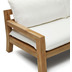 Nosh Forcanera 3-Sitzer-Sofa aus massivem Teakholz 218 cm