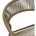 Nosh Futadera Gartenstuhl aus Kunststoffseil in Grn und Stahl mit grnem Finish