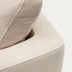 Nosh Gala 3-Sitzer Sofa mit doppelter Chaiselongue beige 210 cm