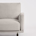 Nosh Galene 3-Sitzer Sofa beige mit Chaiselongue links 214 cm