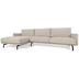 Nosh Galene 3-Sitzer Sofa beige mit Chaiselongue links 254 cm