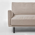 Nosh Galene 3-Sitzer Sofa beige mit Chaiselongue rechts 254 cm