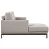 Nosh Galene 4-Sitzer Sofa beige mit Chaiselongue links 314 cm