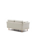Nosh Gilma 2-Sitzer-Sofa aus Chenille in Perle und Beine mit natrlichem Finish 170 cm