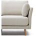 Nosh Gilma 2-Sitzer-Sofa aus Chenille in Perle und Beine mit natrlichem Finish 170 cm