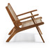Nosh Grignoon Sessel aus massivem Akazienholz und geflochtener Korbweide 100% FSC