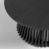 Nosh Jeanette Couchtisch aus massivem Mindiholz schwarz  80 cm