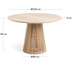Nosh Jeanette runder Tisch aus massivem Teakholz  120 cm