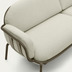 Nosh Joncols 3-Sitzer-Gartensofa aus Aluminium mit Finish in Grn 225 cm