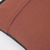 Nosh Julina Kissenbezug 100 % roter Baumwollsamt und grner Rand 45 x 45 cm
