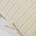 Nosh Kissenbezug Etna 100% Leinen beige gestreift 45 x 45 cm