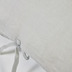 Nosh Kissenbezug Tazu 100% Leinen hellgrau 45 x 45 cm