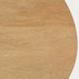 Nosh Leska Couchtisch 120 x 65 cm massives Mangoholz und Beine aus Stahl mit schwarzem Finish