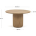 Nosh Licia runder Tisch aus massivem Mangoholz mit natrlichem Finish  120 cm