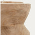 Nosh Maelia Kerze aus Holz mit natrlichem Finish  20 cm