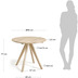 Nosh Maial runder Tisch aus massivem Teakholz  90 cm