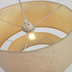 Nosh Mariela Deckenlampenschirm aus Leinen mit beigem Finish  40 cm