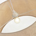 Nosh Mariela Deckenlampenschirm aus Leinen mit beigem Finish  50 cm