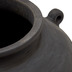Nosh Mesut Vase aus Terrakotta in Schwarz 38,5 cm