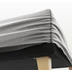 Nosh Nikos hohes Bettgestell in Grau und Beine aus massivem Buchenholz fr Matratze von 150 x 1