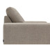 Nosh Noa 3-Sitzer Sofa beige und Beine mit dunklem Finish 230 cm